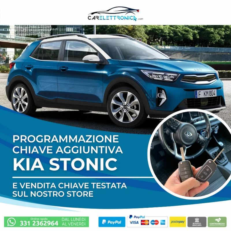 carelettronica elettrauto andria programmazione chiave aggiuntiva Kia Stanic o acquista la chiave vergine