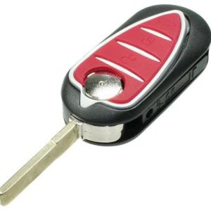 Guscio radiocomando auto Alfa Romeo MiTo (955), Giulietta (940), 3 tasti, con lama SIP22.
 Ub. M5, M6, M7