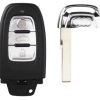 Radiocomando Chiave Auto Audi A4, A5, Q5, 3 Tasti, NON Keyless, 8T0 959 754 D.
 Ub. C5