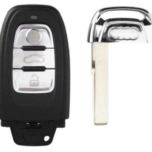 Radiocomando Chiave Auto Audi A4, A5, Q5, 3 Tasti, NON Keyless, 8T0 959 754 D.
 Ub. C5