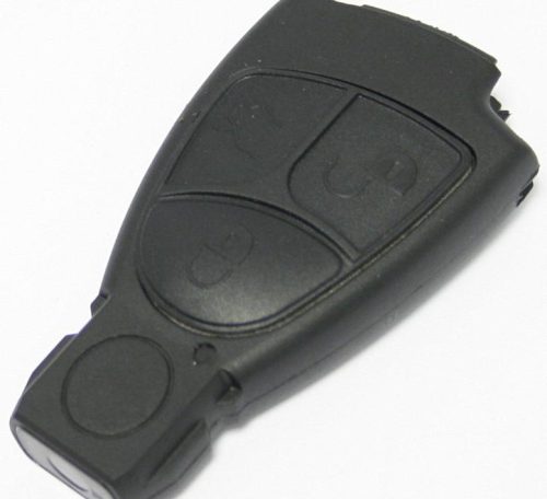 Guscio radiocomando auto Mercedes Benz W169, W245, W203, W209, W211, CLK, SLK, 3 tasti, senza lama.
Ub. J10