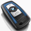 Radiocomando Chiave Auto Bmw Serie F 3 Tasti 434 Mhz Colore blu.
 Ub. C11