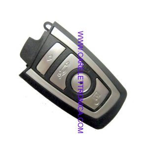 Guscio radiocomando auto Bmw 3 (F30, F80), 5 (F10), 7 Sedan (F01, F02, F03), 4 tasti, senza lama.
Ub. J16