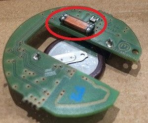 Bobina Transponder Vergine Radiocomando Chiave Auto Mini R55, R56