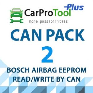 Attivazione Car Pro Tool Per CAN PACK 2 - ALL BOSCH SRS UNITS BY CAN