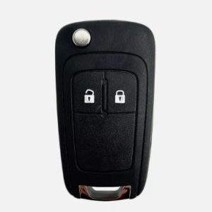 Radiocomando auto compatibile Chevrolet Cruze, Orlando, Aveo, Trax, 2 tasti, con lama HU100, transponder Higtag 2 Ext, 13500218 (13504196). Ub. J8