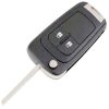 Guscio radiocomando auto Chevrolet Aveo, Cruze, Orlando, Trax, 2 tasti, con lama HU100.
 Ub. D14