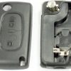 Guscio radiocomando auto Citroen C2, C3, C4 Grand Picasso, C5 III, Jumpy, 2 tasti, senza lama.
 Ub. N5, N6
