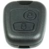 Guscio radiocomando auto Citroen C1, C2, C3, 2 tasti, senza lama, con logo.
 Ub. N7, N8, N9