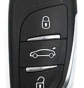 Radiocomando Chiave Auto Citroen 3 Tasti.
 Ub. C7
