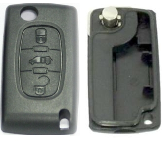 Guscio radiocomando auto Fiat, 3 tasti, senza lama.
Ub. I17