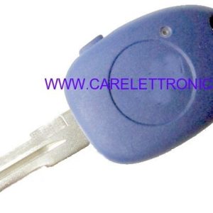 Guscio radiocomando auto Fiat, 1 tasto, con lama GT15R.
 Ub. E18