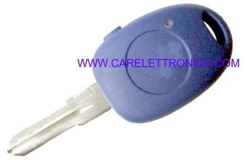 Guscio radiocomando auto Fiat, 1 tasto, con lama GT15R.
 Ub. E18