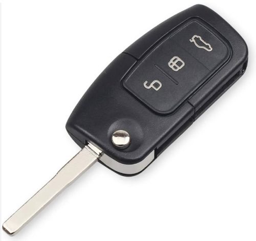 Radiocomando Chiave Auto Ford Focus, C-Max, S-Max, Fiesta, Fusion, Mondeo 3 Tasti.
 Ub. B2