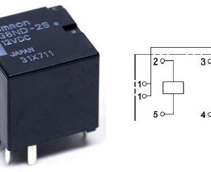 Relay Per Modulo UCH Rnlt Megane, Scenic, Omron G8ND-2S-12VDC