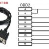 Cavo OBDII Per BSI Fiat.
Ub. Z10