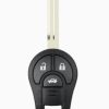 Guscio radiocomando auto Nissan, 3 tasti, con lama NSN14.
 Ub. I6