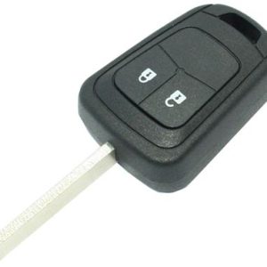 Guscio radiocomando auto Opel, 2 tasti, con lama HU100.
Ub.H6