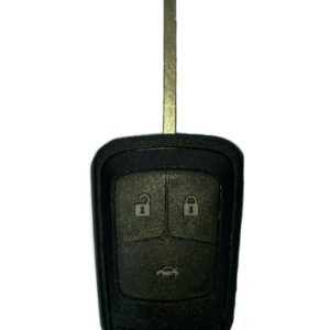 Guscio radiocomando auto Opel, 3 tasti, con lama HU100.
Ub. H7