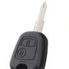 Guscio radiocomando auto Peugeot, 2 tasti, con lama NE73.
 Ub. J7