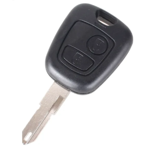 Radiocomando Chiave Auto Peugeot 206 Plus, 2 Tasti, 6554YV.
 Ub. C17
