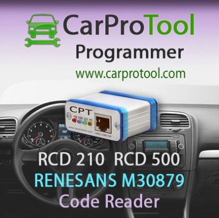 Attivazione Car Pro Tool Per RCD 210 / RCD 500 Panasonic (Renesas M30879)