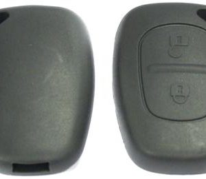 Guscio radiocomando auto Rnlt, 2 tasti, senza lama.
 Ub. H13