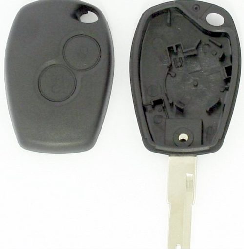 Guscio radiocomando auto Rnlt Kangoo, Trafic, Master, 2 tasti, senza lama.
Ub. H15