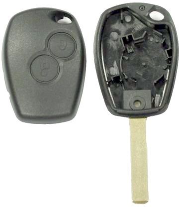 Guscio radiocomando auto Rnlt Clio III, Kangoo, Master, Modus, Twingo, Wind, 2 tasti, con lama VA2.
Ub. G15