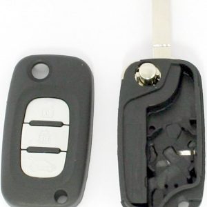 Guscio radiocomando auto Rnlt, 3 tasti, con lama VA2.
 Ub. G11