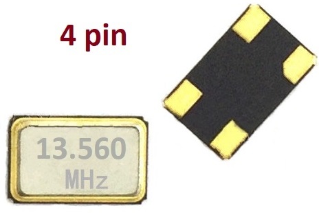 Risonatore Per Radiocomandi 13.560 MHz (4 Pin)