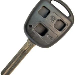 Guscio radiocomando auto Toyota, 3 tasti, con lama TOY48.
 Ub. E3