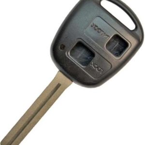 Guscio radiocomando auto Toyota, 2 tasti, con lama TOY40.
 Ub. E3