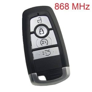 Radiocomando Chiave Auto Ford Serie F 2015-2017, 4 tasti, con lama Hu101, HS7T-15K601-CB A2C93142400, 434 MHz.